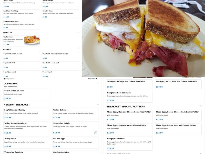 Hampton Bays Bagel Menu