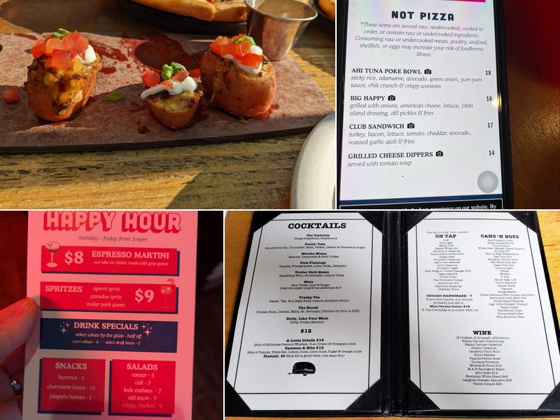 Happy Camper Pizza Menu