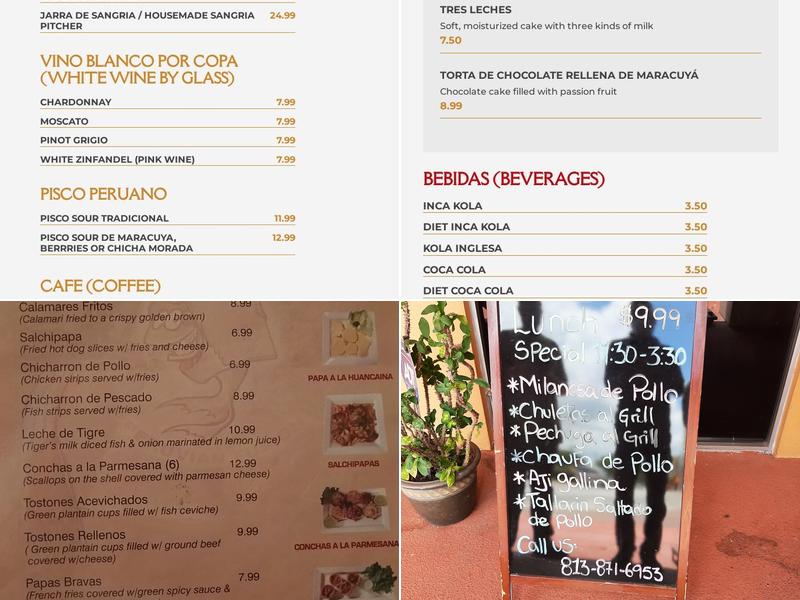 Happy Fish Menu