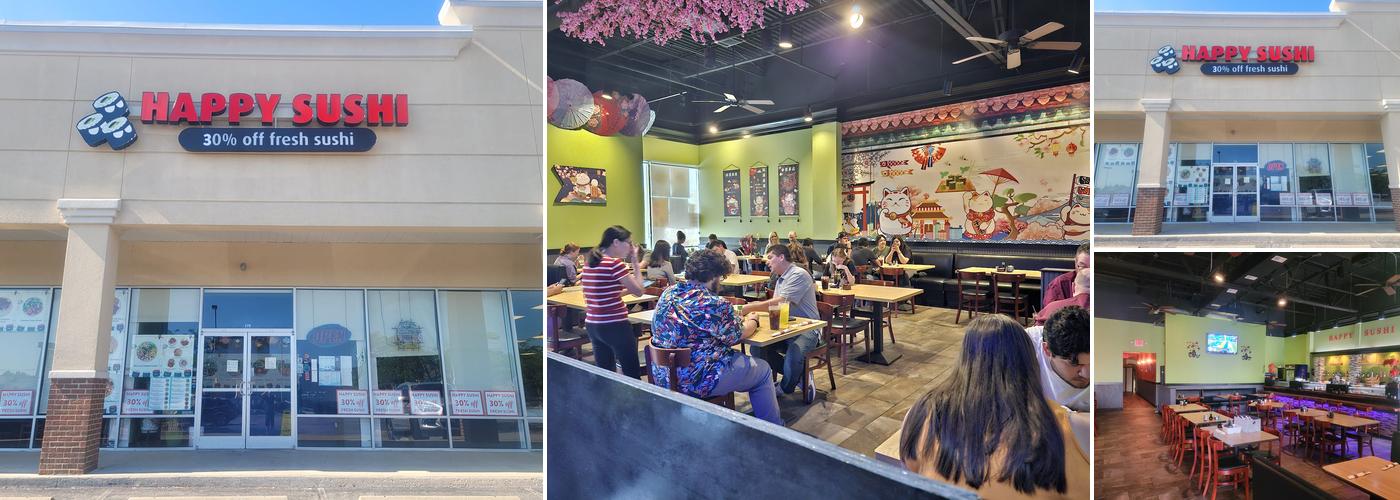 Happy Sushi + Grill (30% off fresh sushi)