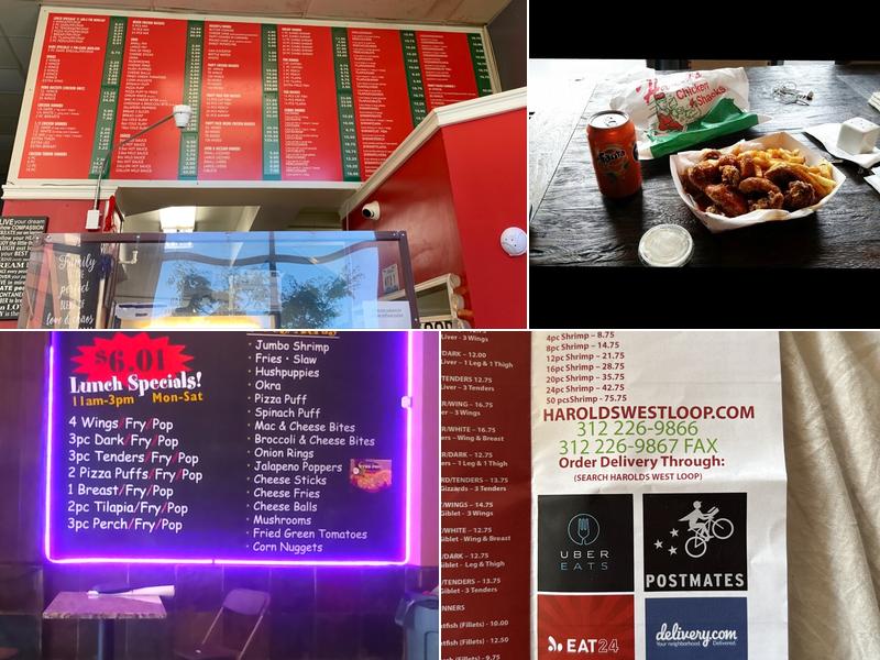 Harold's Chicken Shack West Loop Menu