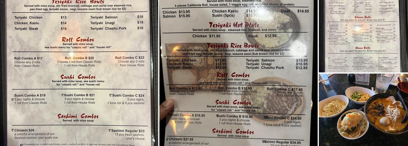 IchiUmi Sushi & Ramen Menu