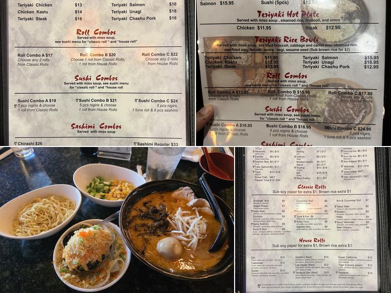 IchiUmi Sushi & Ramen Menu