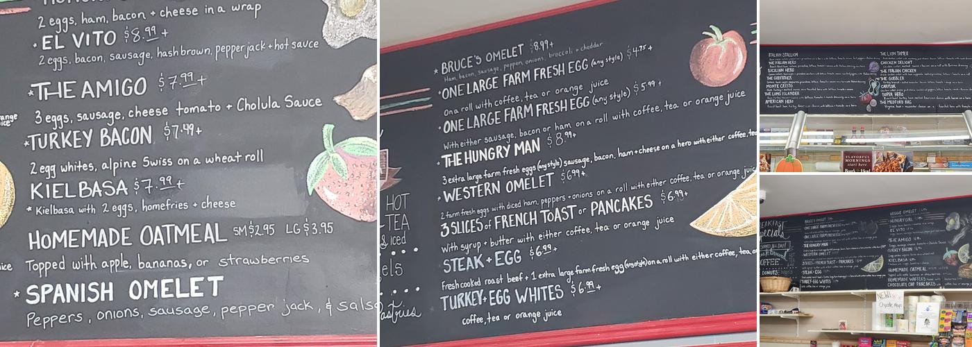 Harvest Moon Deli Menu