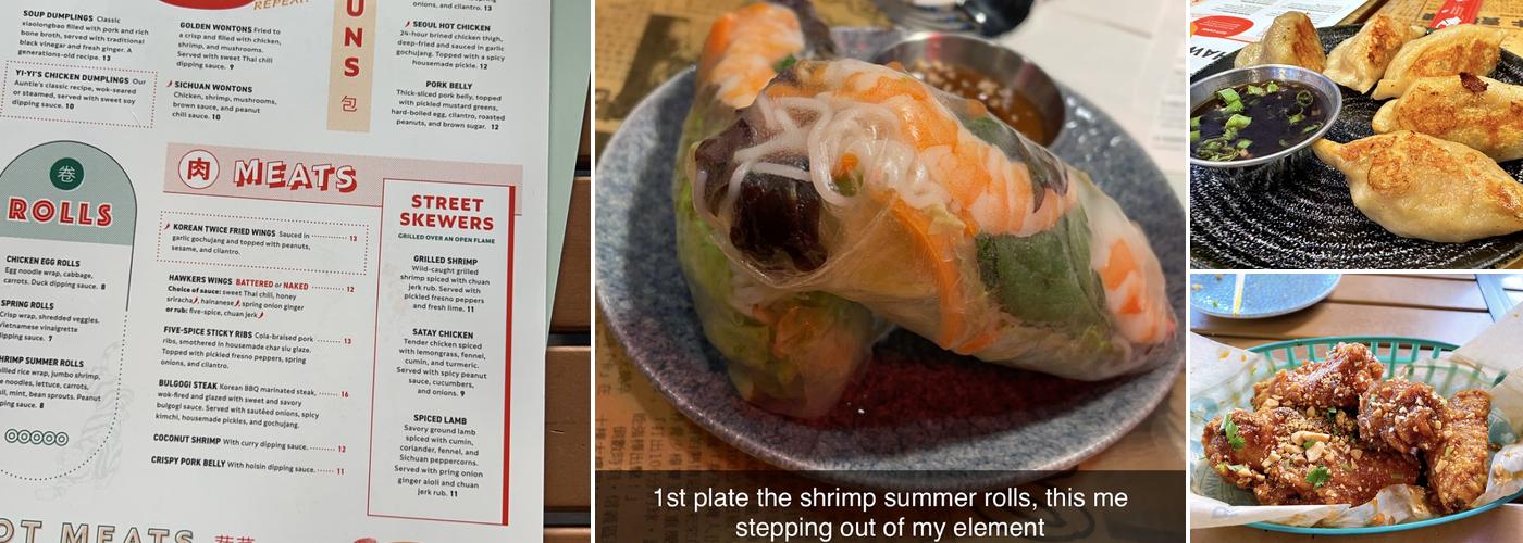 Hawkers Asian Street Food Menu