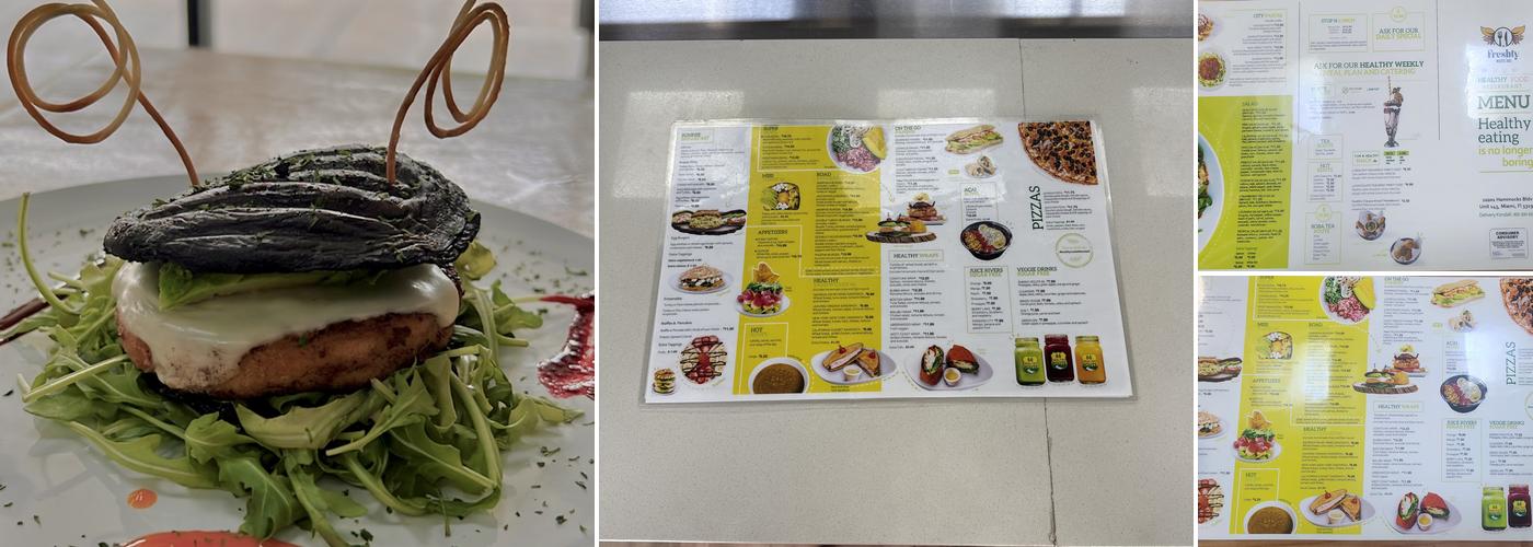 Freshty Route 305 Menu