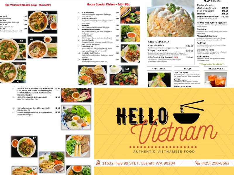 Bun & Oc Everett Menu