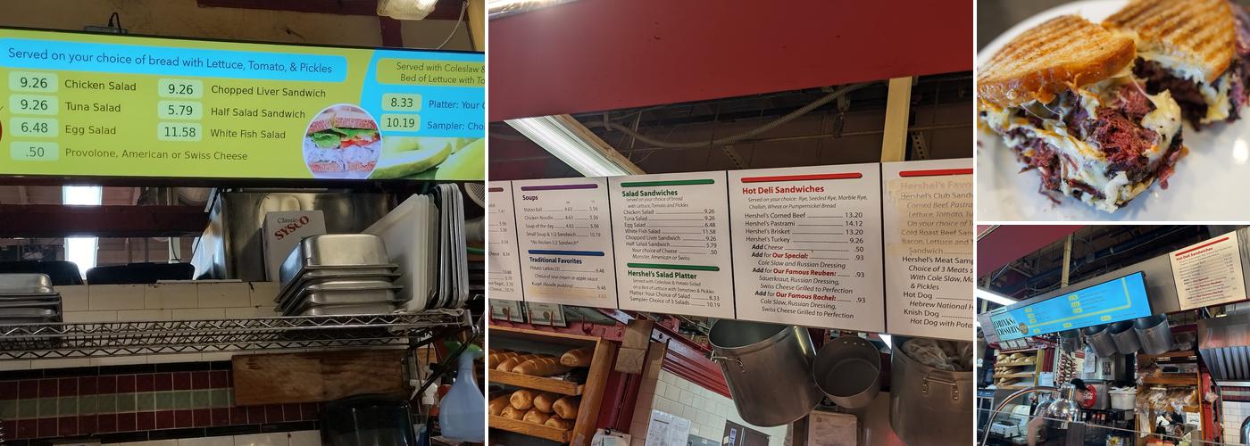 Hershel's East Side Deli Menu