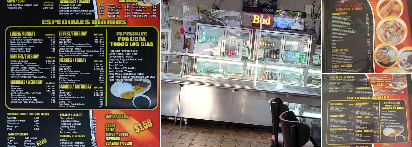 Hialeah Latin American Menu