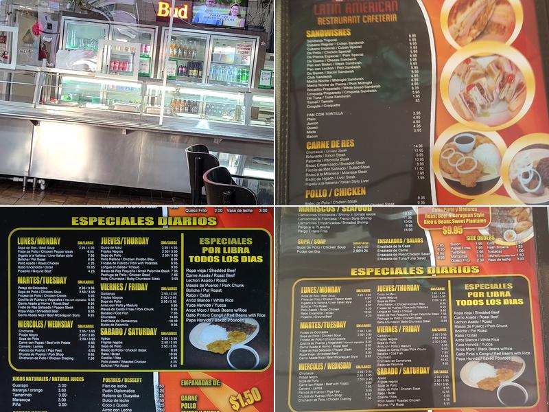 Hialeah Latin American Menu