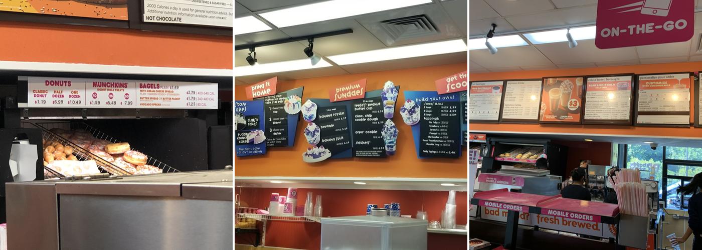 Dunkin' Menu