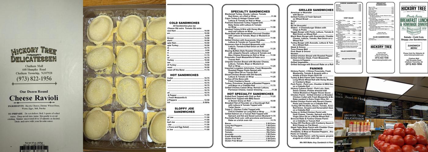 Hickory Tree Delicatessen Menu