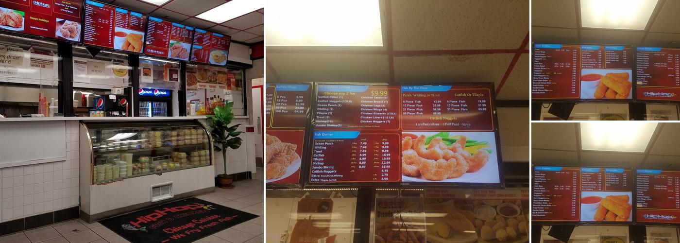 Hip Hop Fish & Chicken Menu