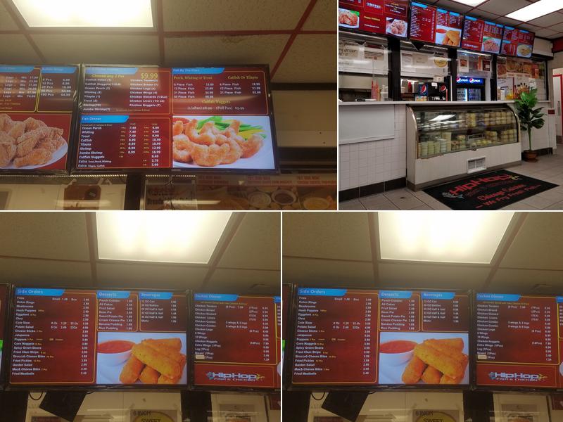 Hip Hop Fish & Chicken Menu