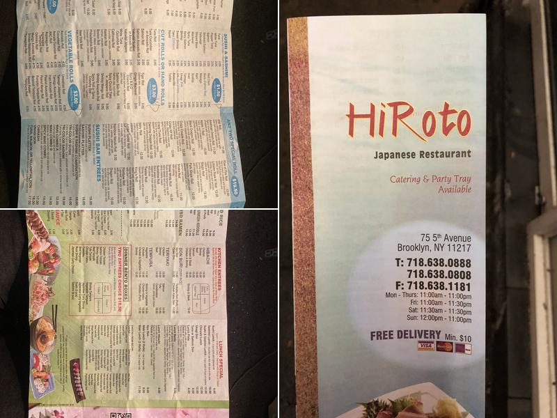 Hiroto Menu