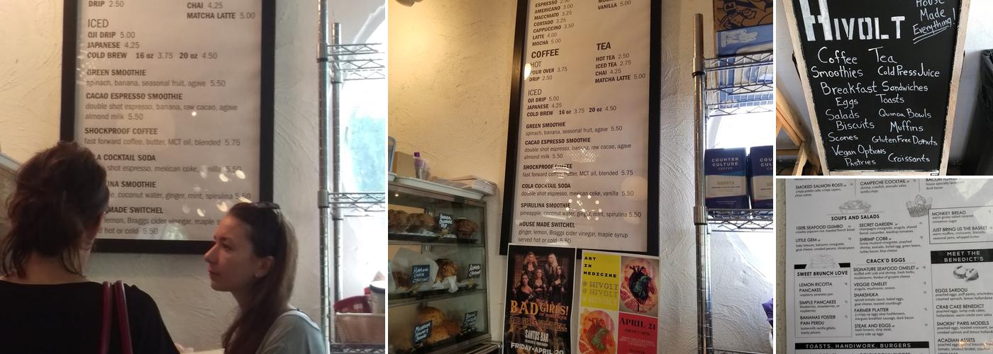 Hivolt Menu