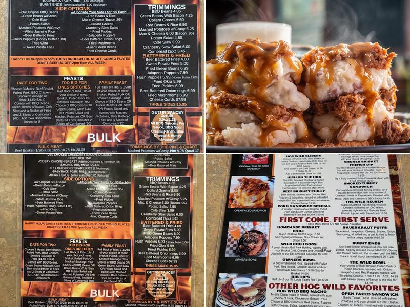 Hog Wild BBQ & Catering Menu