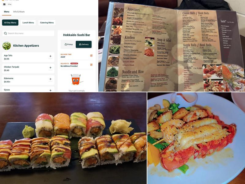 Hokkaido Sushi Bar Menu