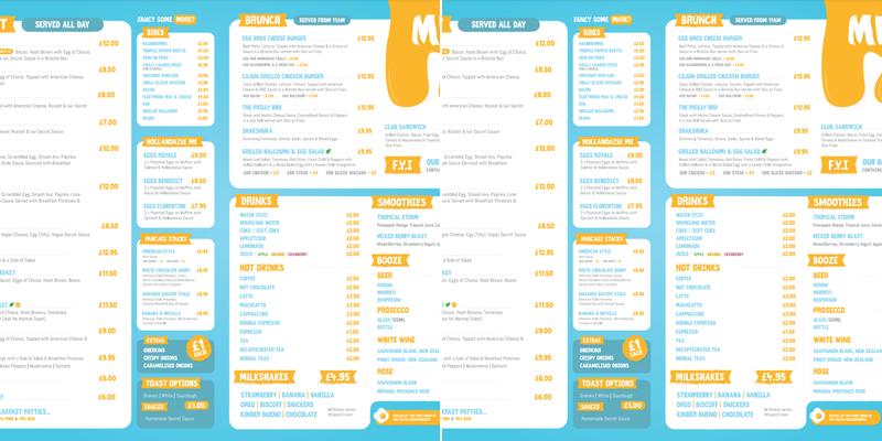 Egg bros Menu