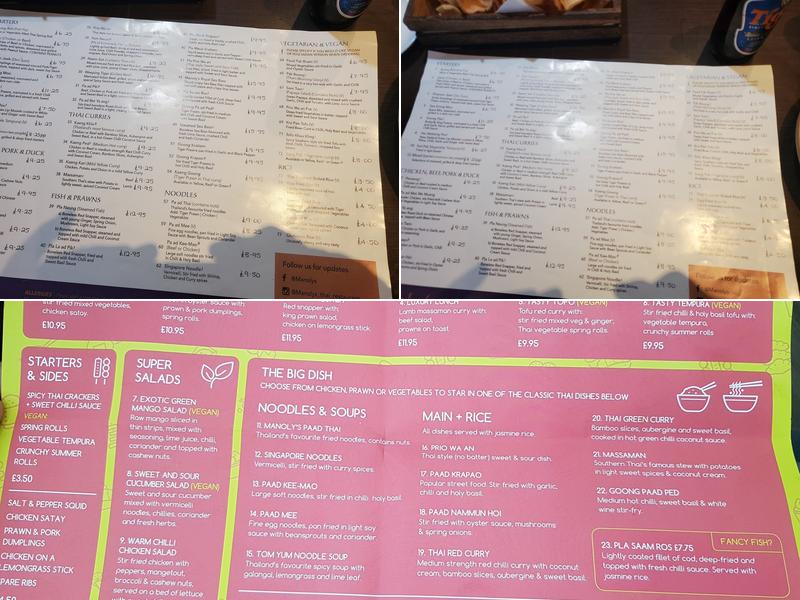 Manoly's Menu