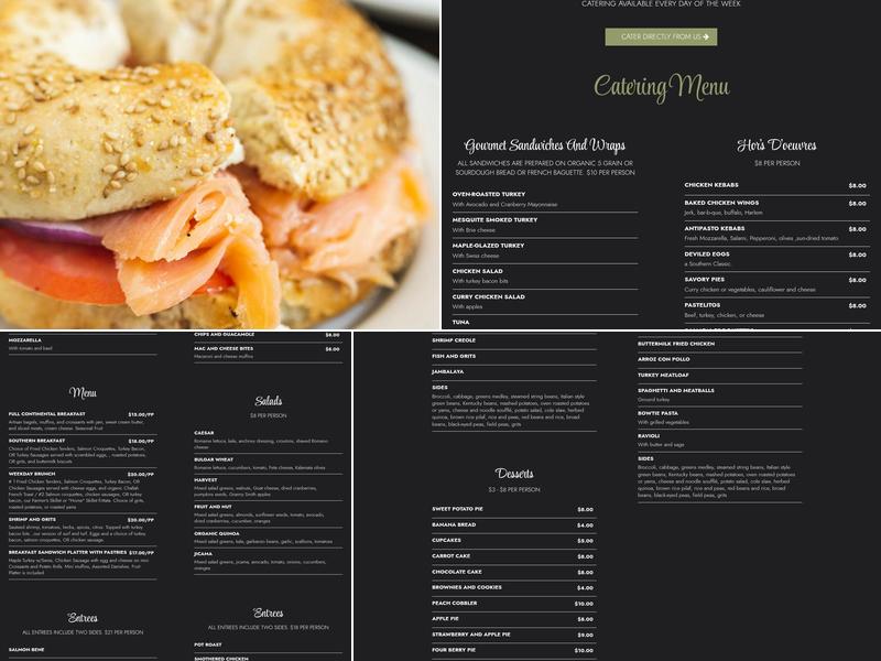 Home Sweet Harlem Menu