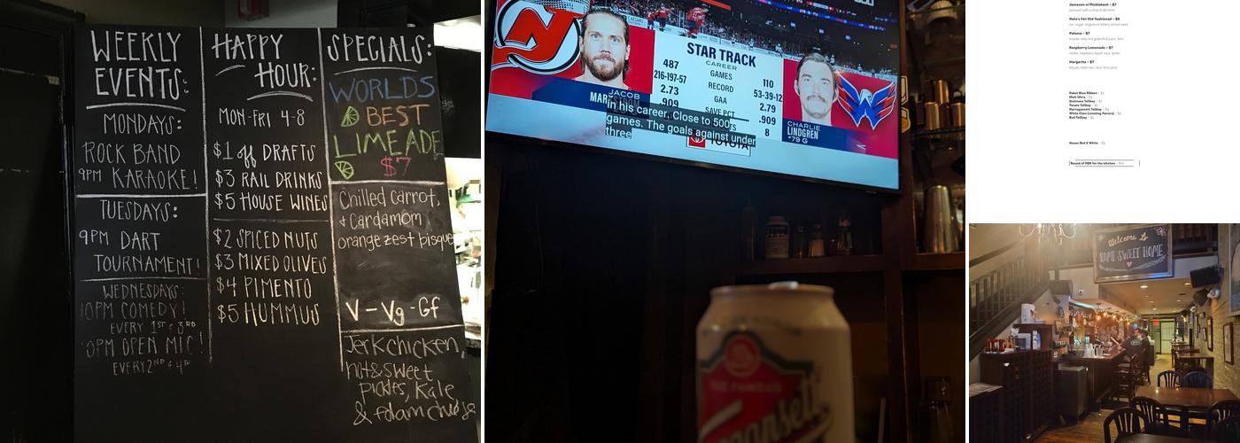 Home Sweet Home Menu