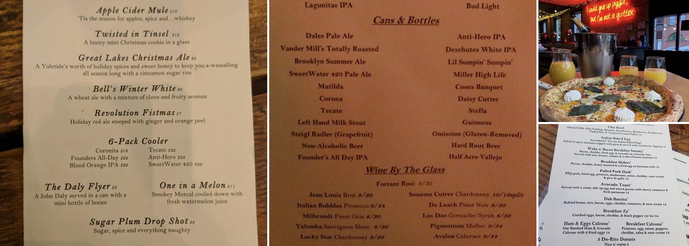 Homeslice Pizza + Patio Menu