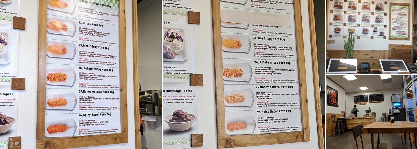 Honey Spicy - Korean Fusion Restaurant Menu