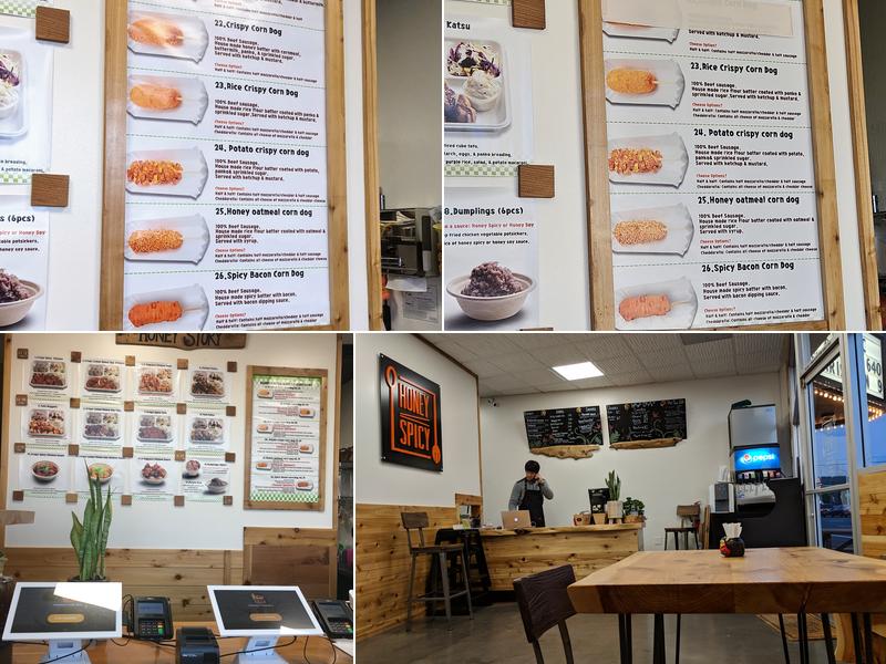 Honey Spicy - Korean Fusion Restaurant Menu