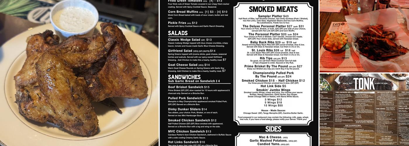 Honky Tonk BBQ / The Tonk Menu