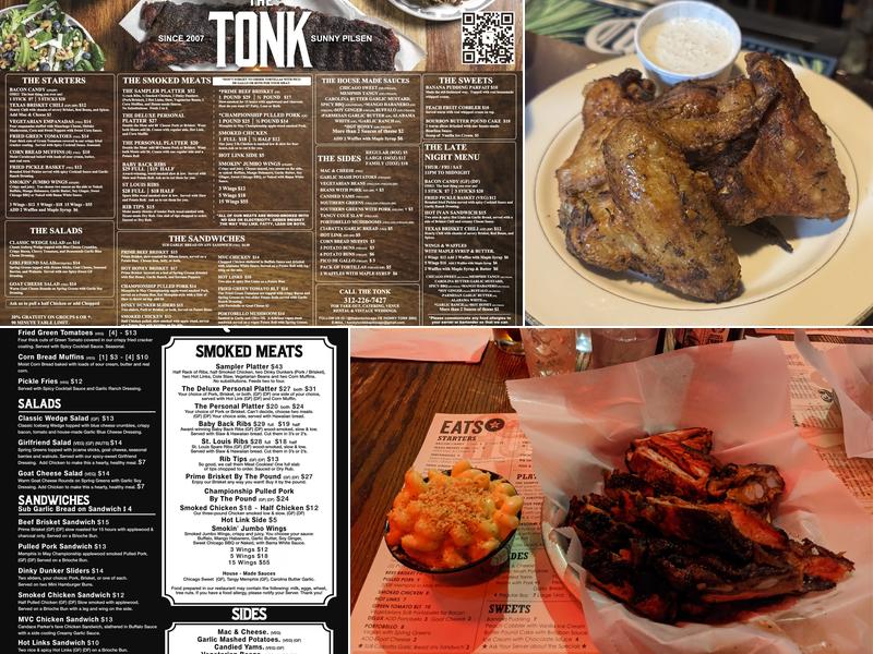 Honky Tonk BBQ / The Tonk Menu