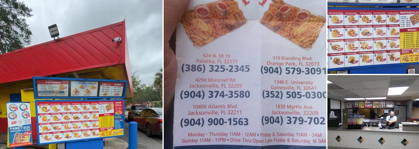 Hook Fish & Chicken Menu