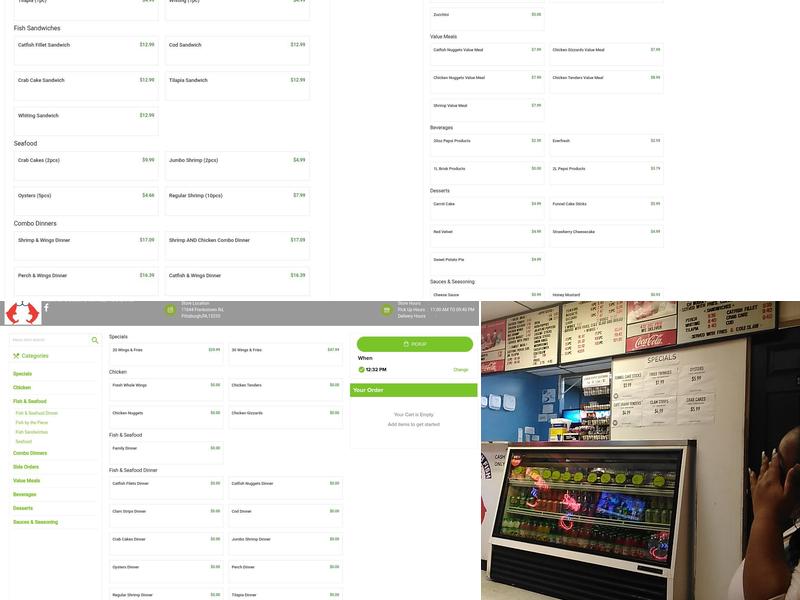 Hook Fish & Chicken (Penn Hills) Menu