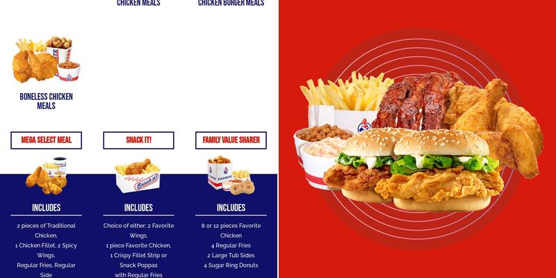 Favorite Chicken & Ribs Edmonton Green Menu