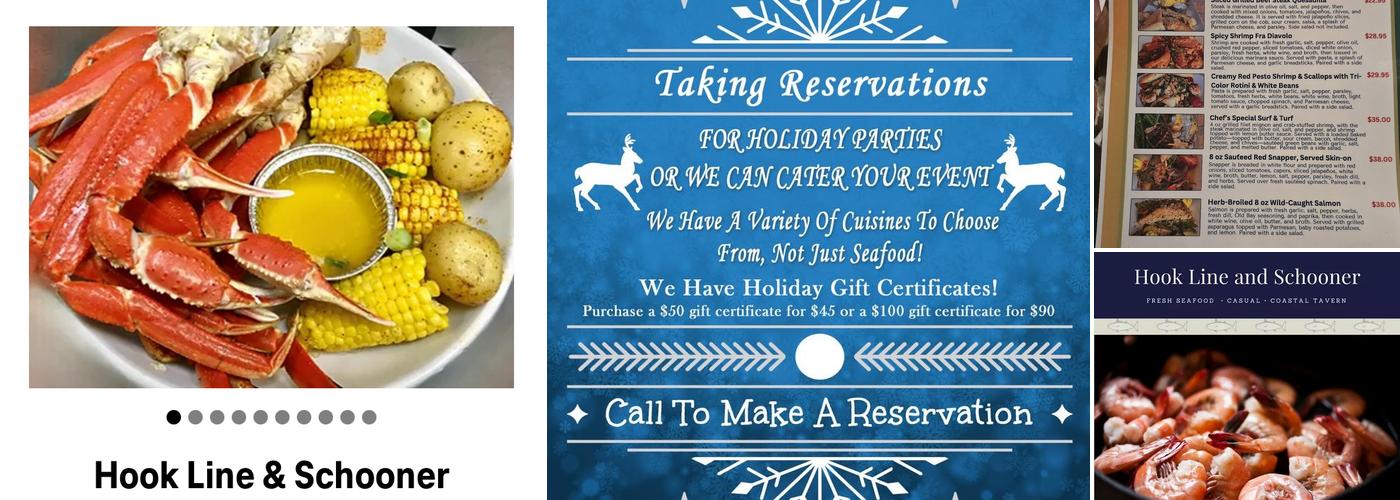 Hook Line & Schooner Menu