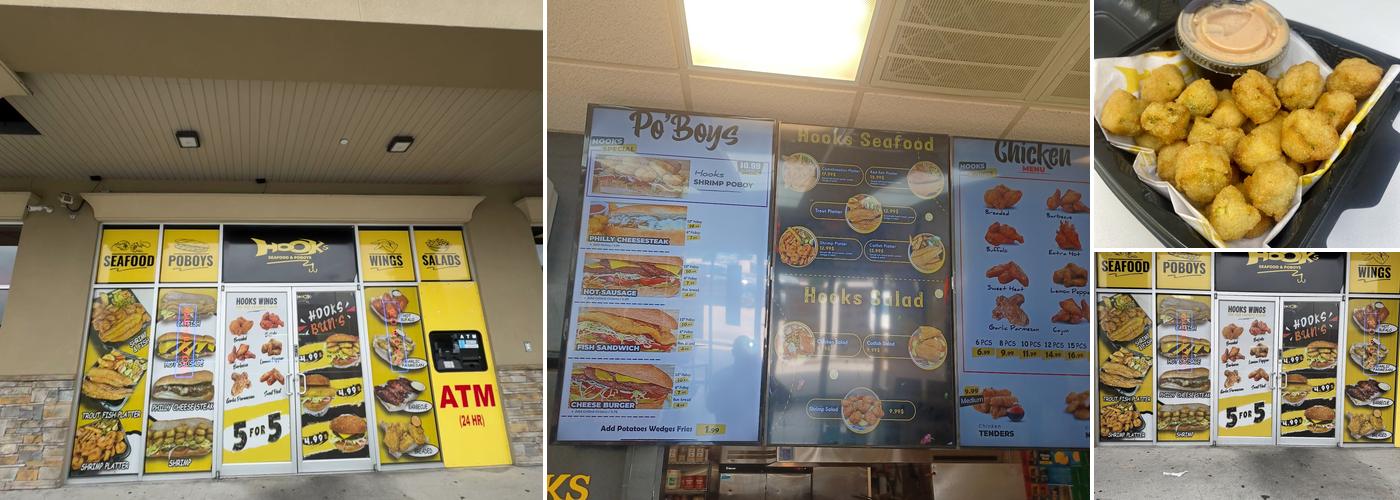 Hooks Seafood & Poboys (Terry parkway) Menu