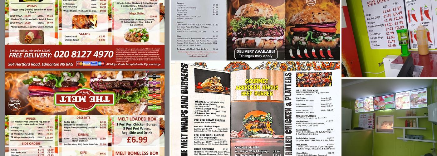 The Melt Peri Peri Menu