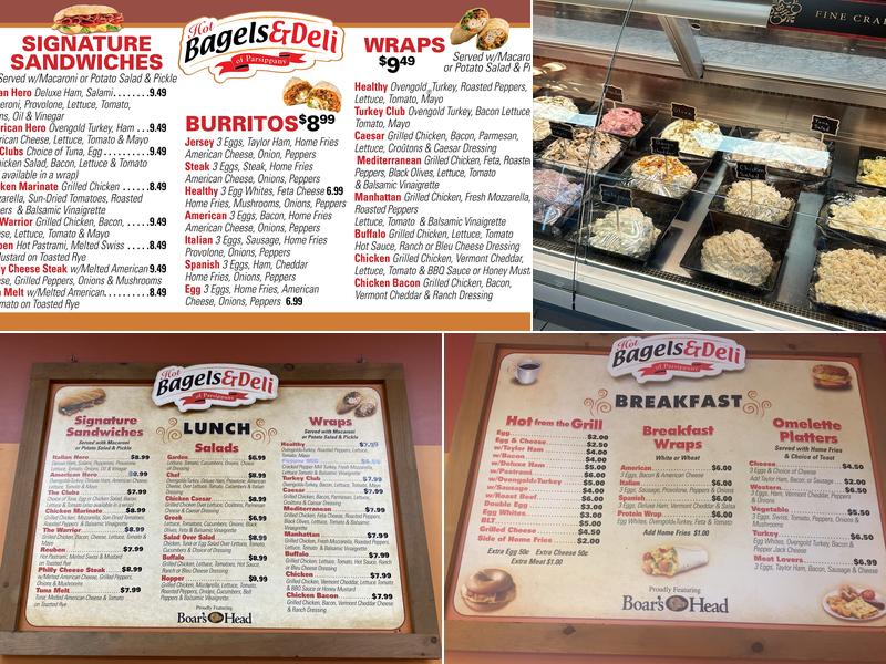 Hot Bagels & Deli of Parsippany Menu