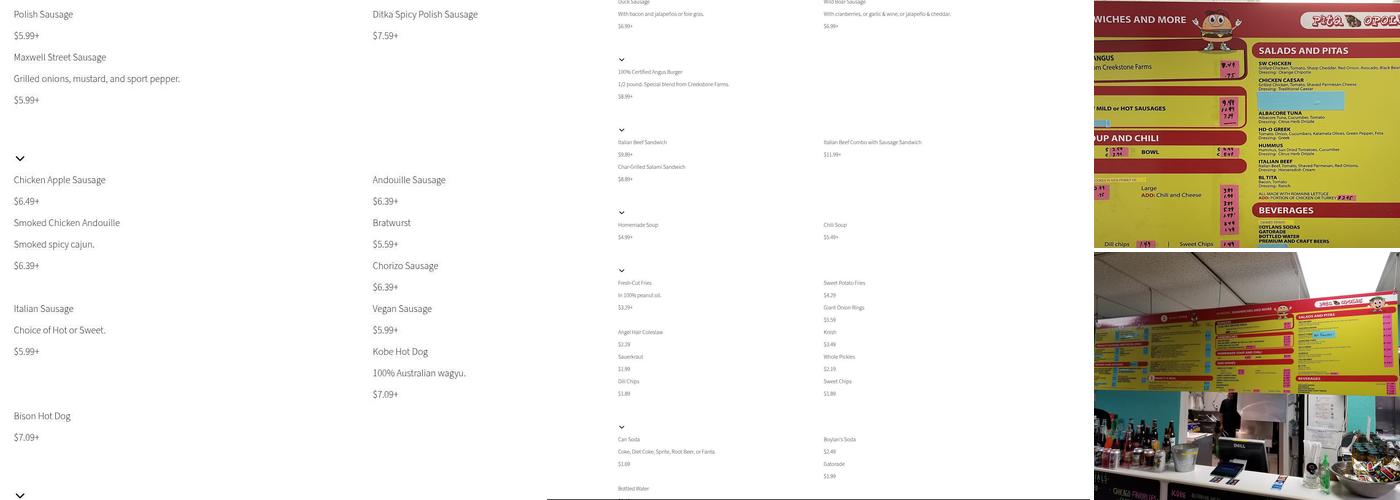 Hotdogopolis Menu