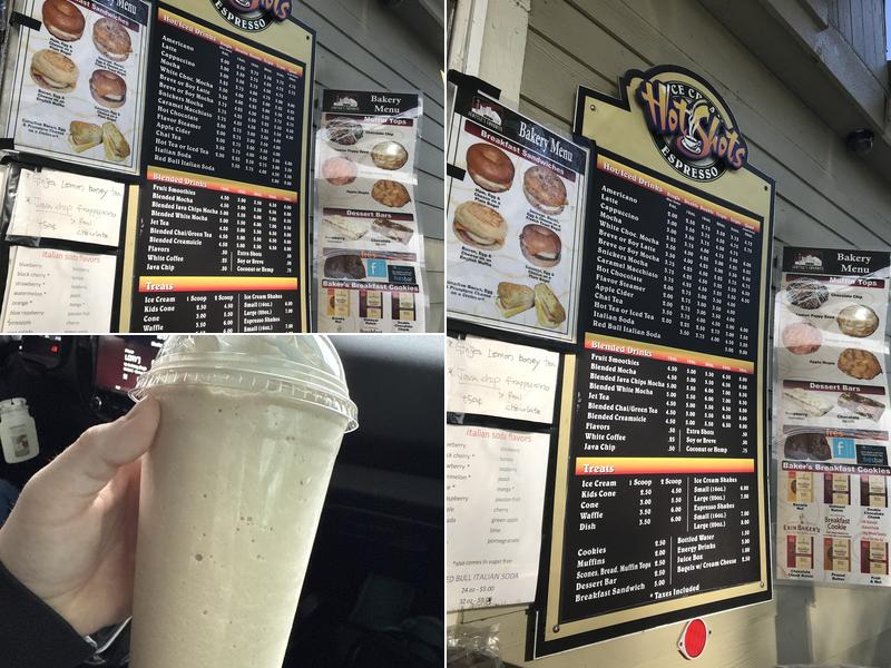 Hot Shots Espresso Menu