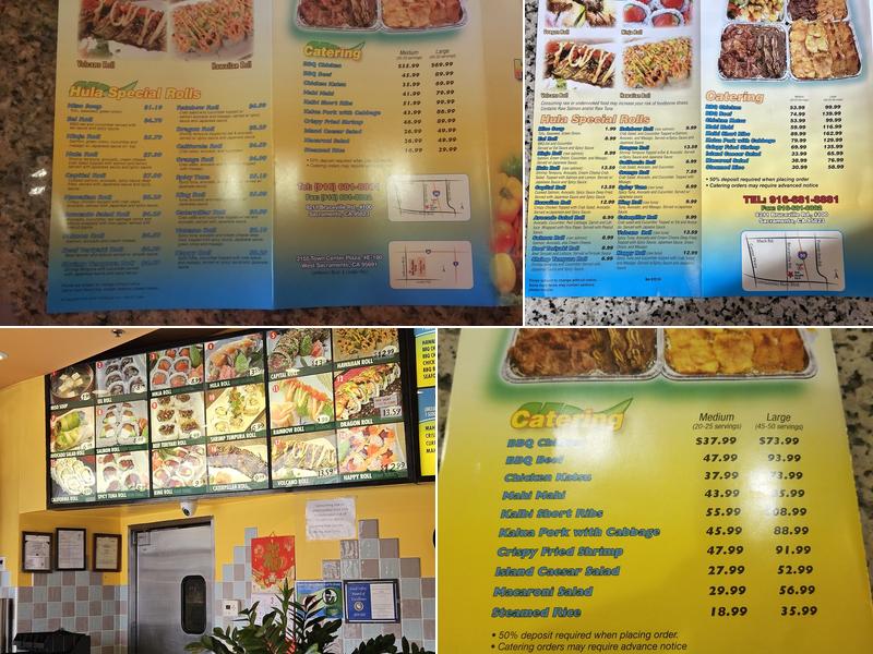 Honu Hawaiian BBQ Menu