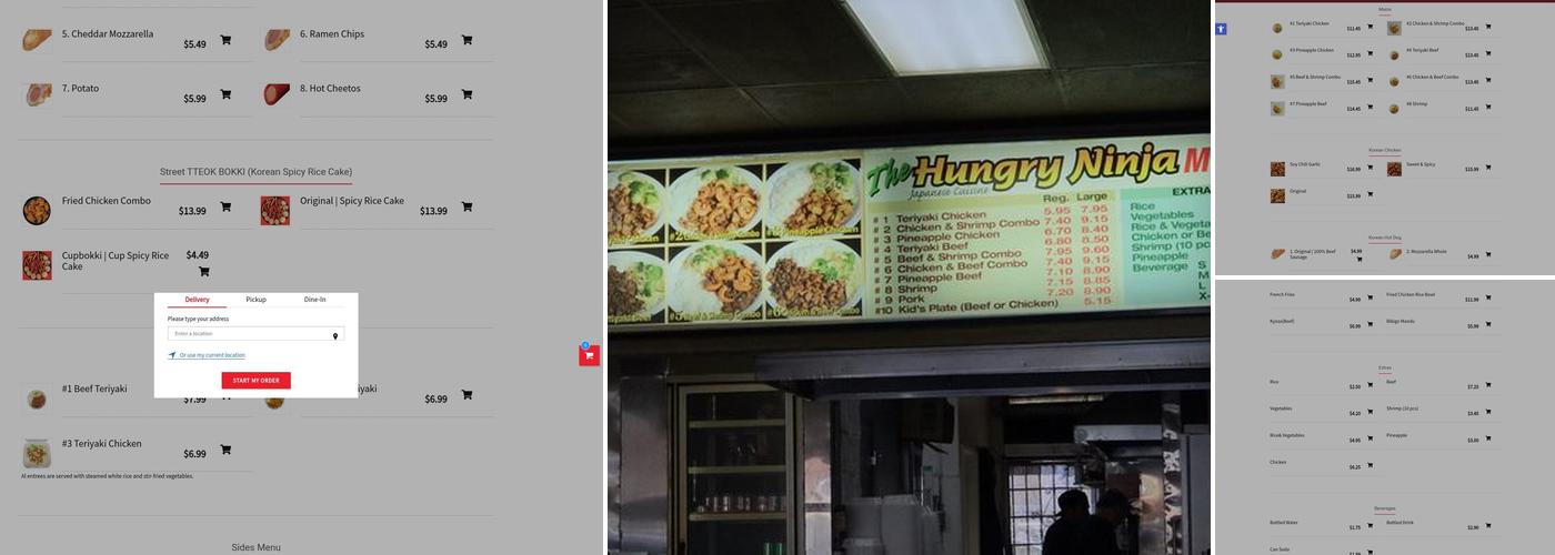 The Hungry Ninja Chatsworth | Japanese Restaurant Menu