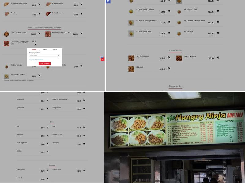 The Hungry Ninja Chatsworth | Japanese Restaurant Menu