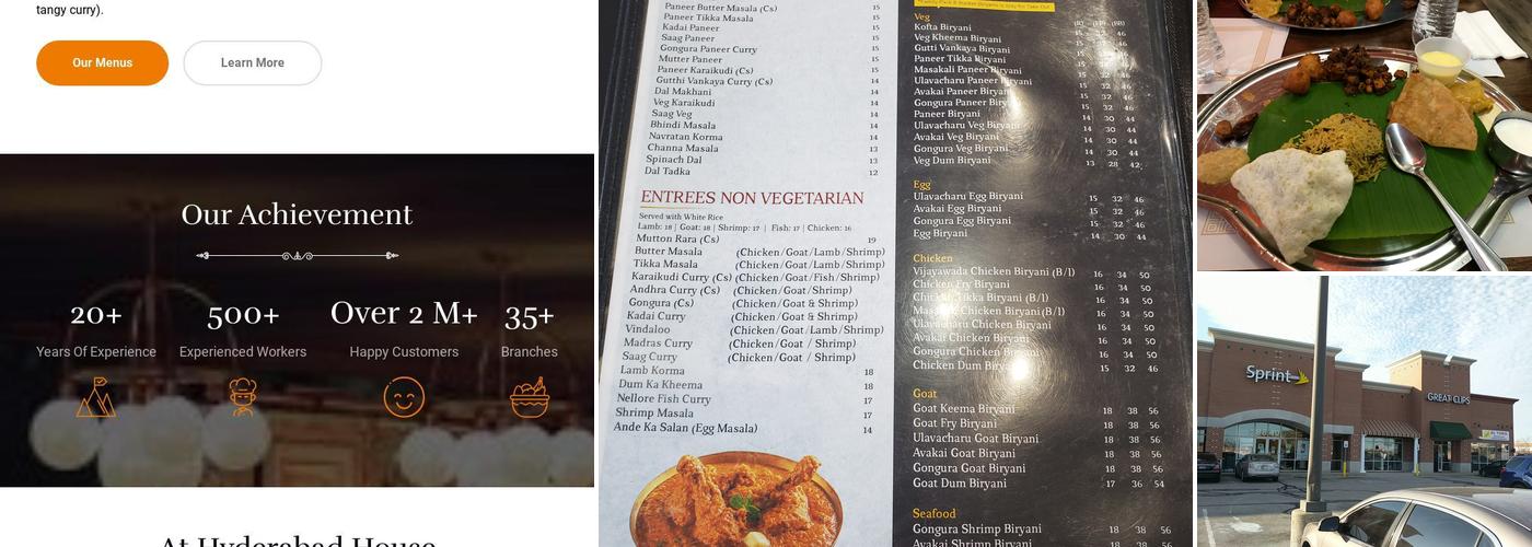 Hyderabad House Menu