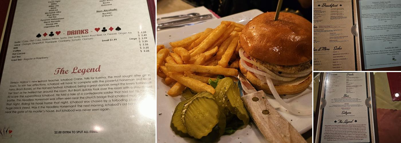 Ichabod's Lounge and Restaurant Menu
