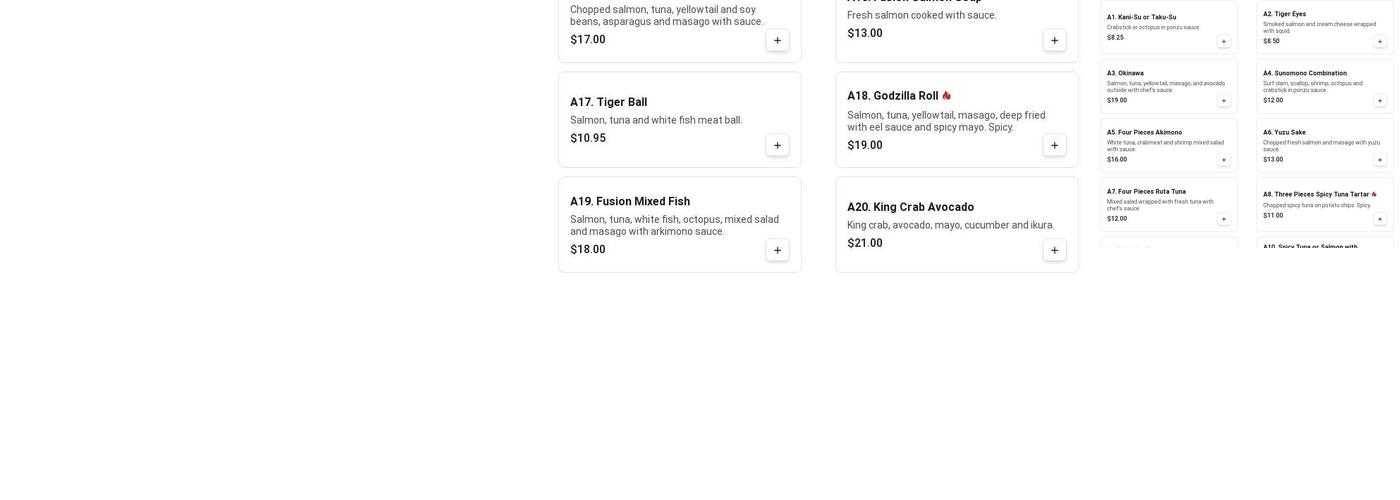 Ichi Sushi (Brooklyn) Menu