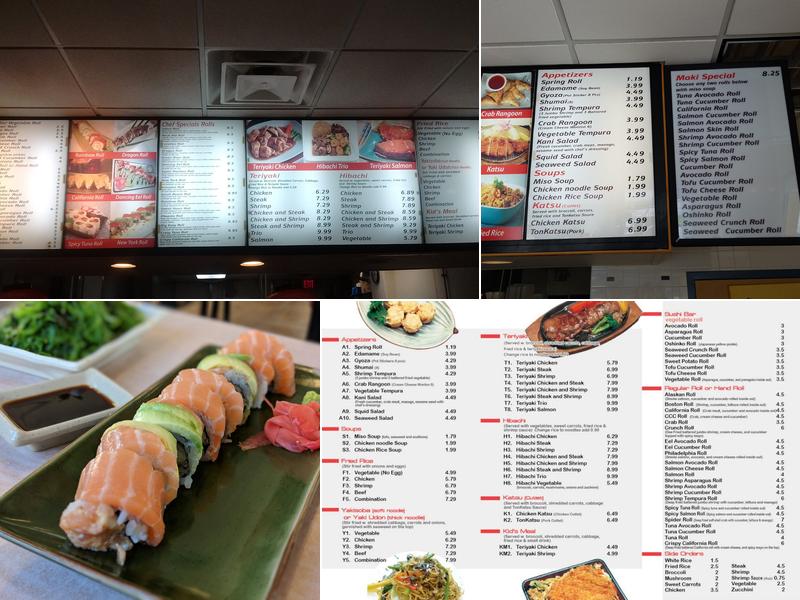 Ichiro Rock Hill Menu