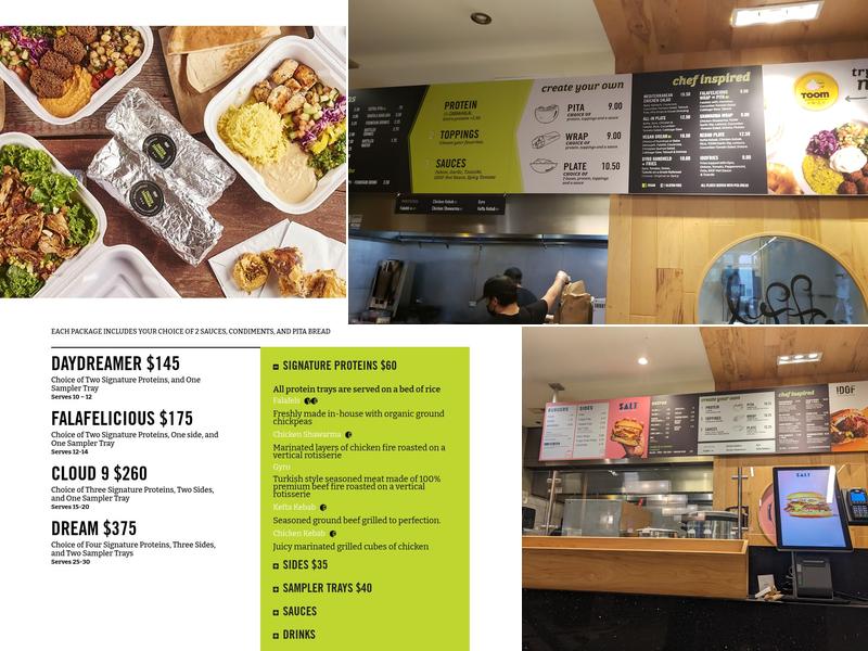 IDOF - I Dream of Falafel Menu