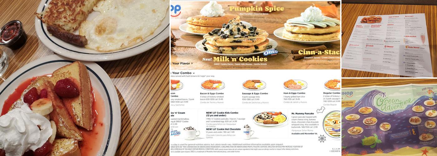 IHOP Menu