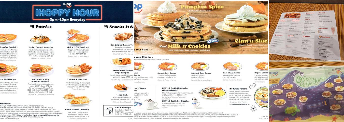 IHOP Menu